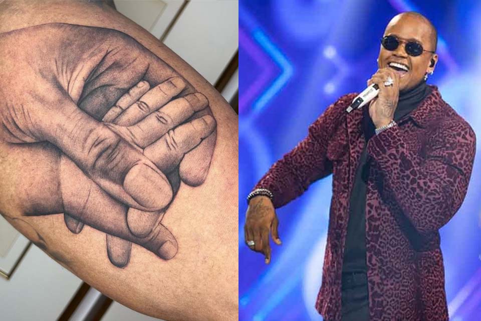 Leo Santana faz tatuagem em homenagem a filha e encanta a web