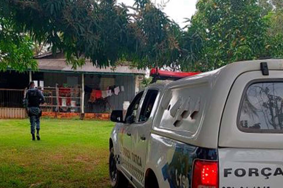 Polícia Militar cumpre mandado de prisão na zona rural de Pimenta Bueno