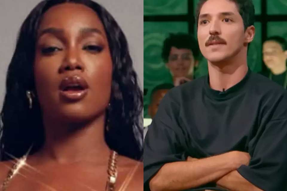 IZA e João Vitor Silva trocam beijos na Sapucaí e assumem relação