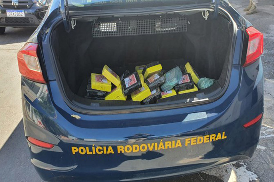 Casal de Rondônia é presos com 35 kg de Cocaína em Teresina