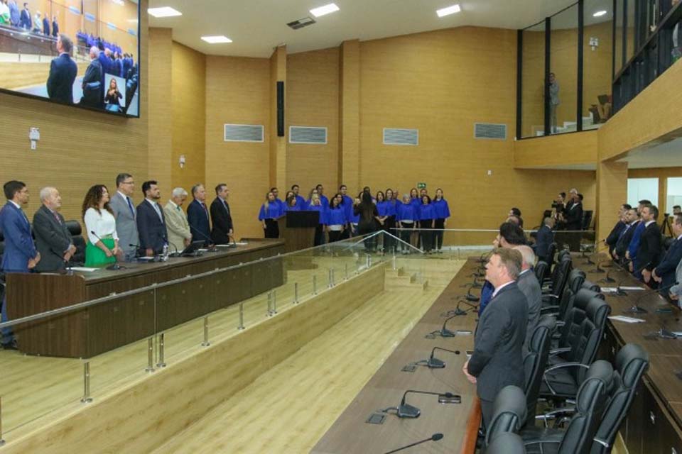 Harmonia entre poderes é destaque em abertura do ano na ALERO com presença do Ministério Público de Rondônia