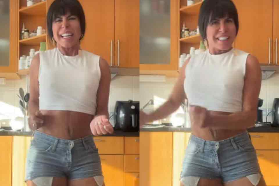 Gretchen mostra vitalidade em vídeo e web reage: “Queria ter essa energia”