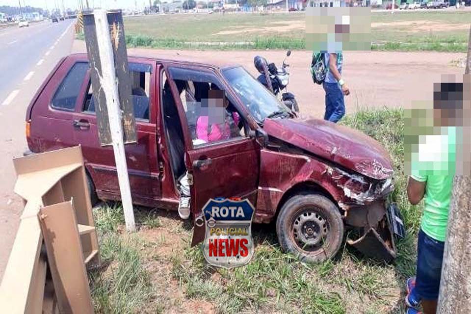  Carro dirigido por Indígena se envolvem em colisão na BR-364 