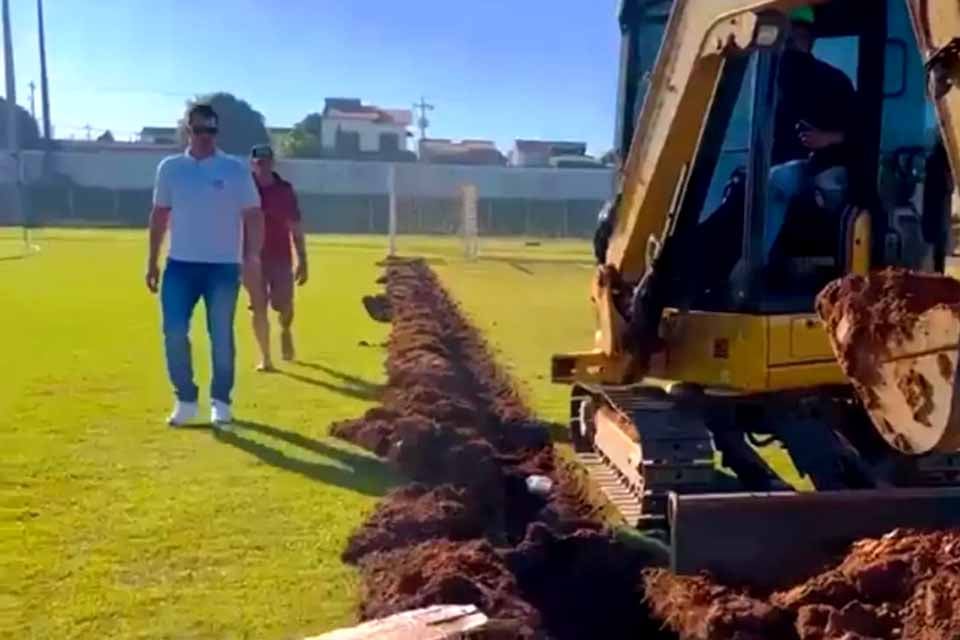 Obras de revitalização dos 5 estádios de Rondônia estão em andamento