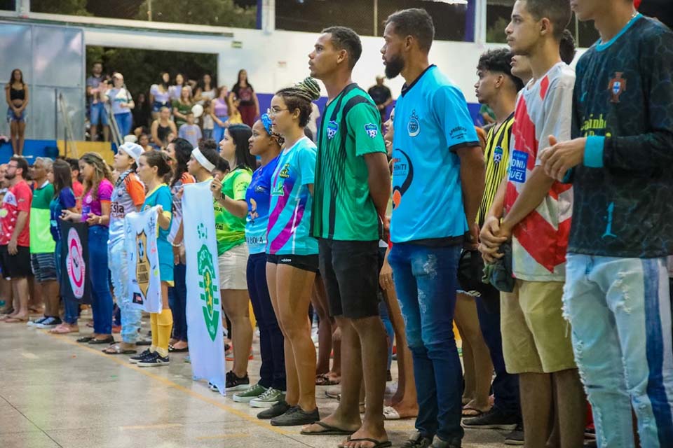 Cerimônia marca a abertura oficial da 6ª edição da Copa Jaru/Interativa de Futsal