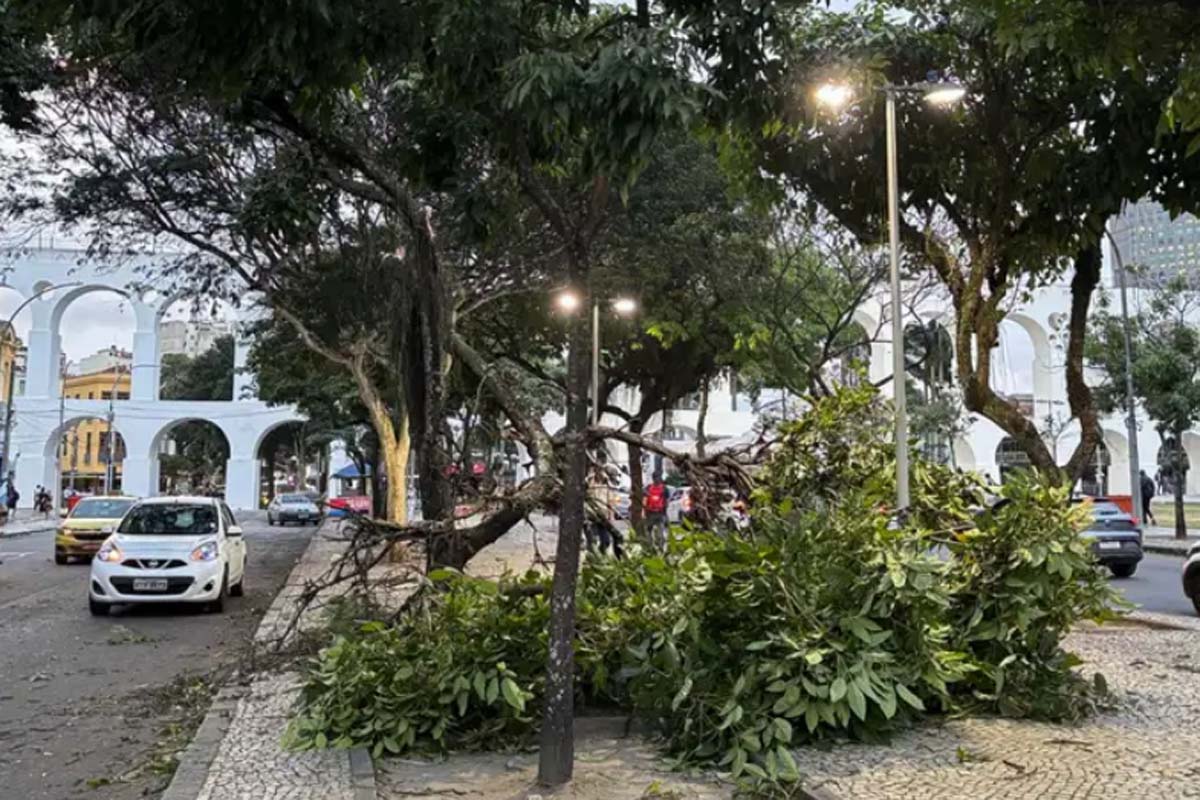 Defesa Civil do Rio envia alerta severo para ventos fortes
