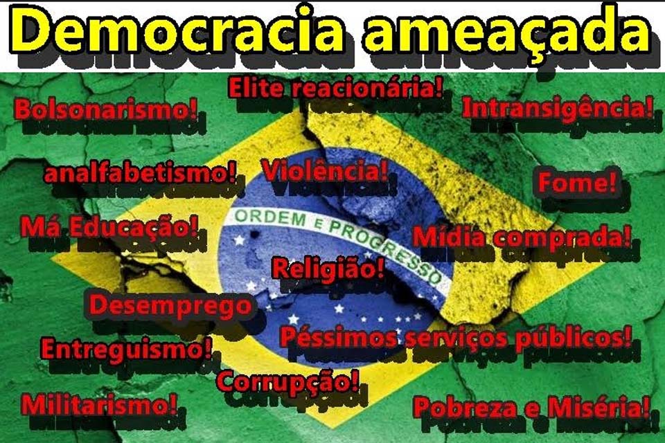 Professor Nazareno, o colunista mais polêmico do Norte, escreve: Democracia ainda sob ameaça!