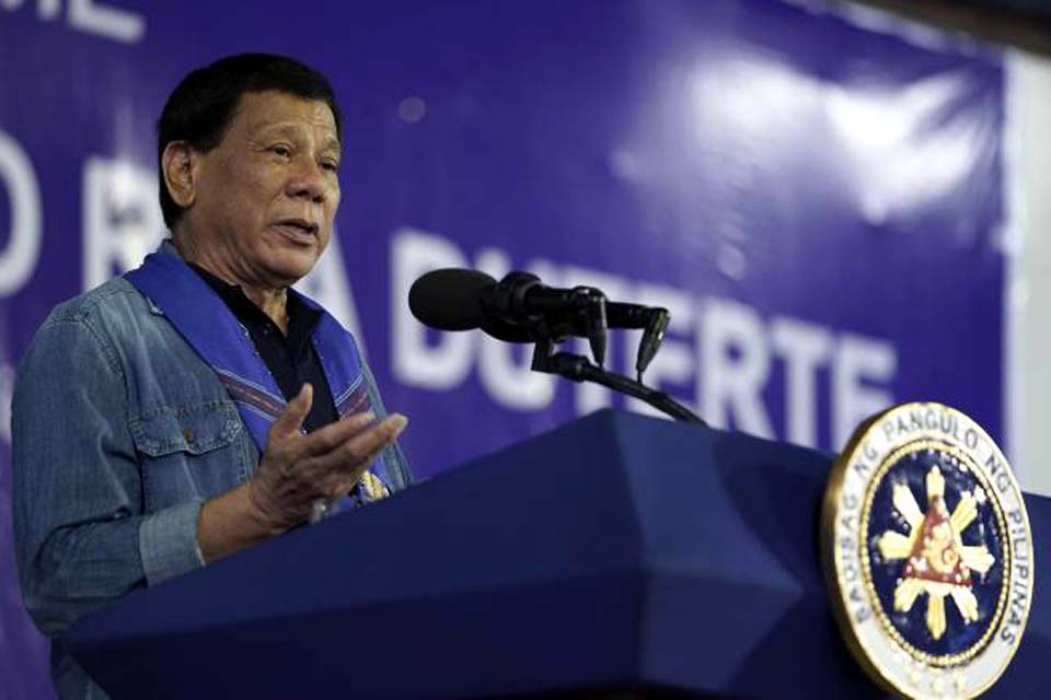 Duterte deve aprovar reintrodução da pena de morte nas Filipinas