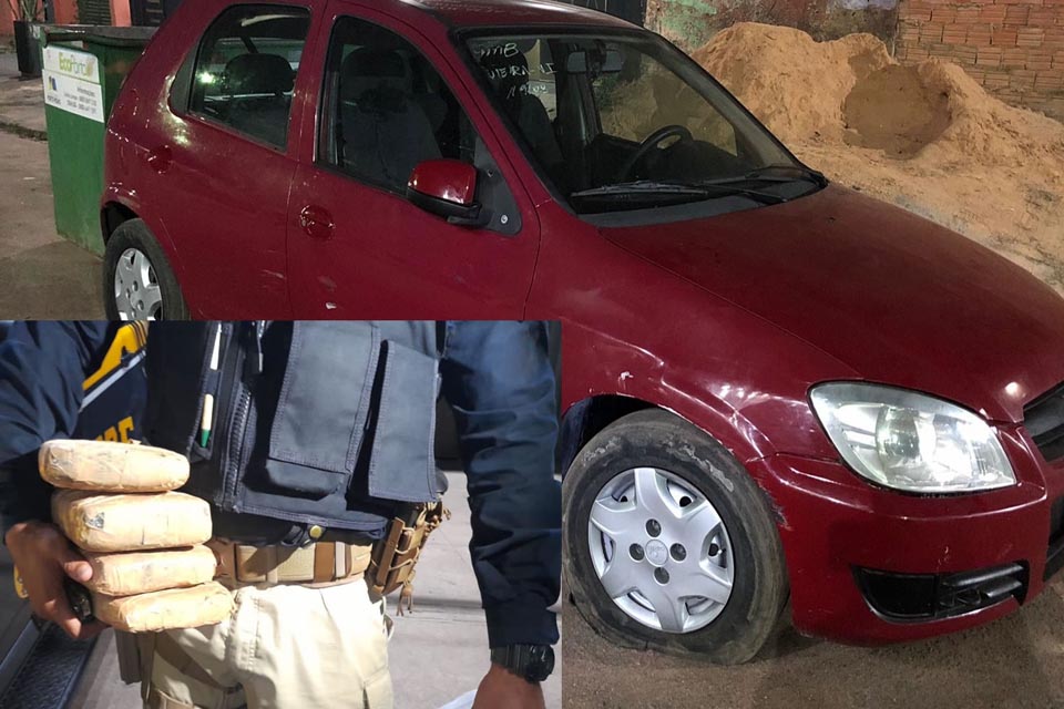 Polícia apreende 4 kg de super maconha dentro de carro em Porto Velho