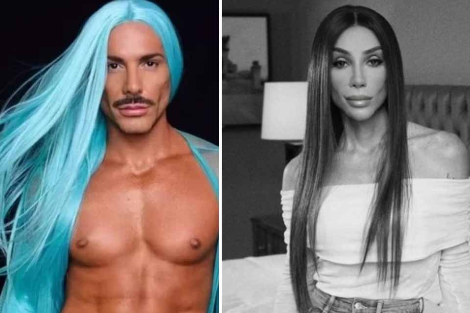 Confira as primeiras imagens da feminilização de Maya Mazzafera