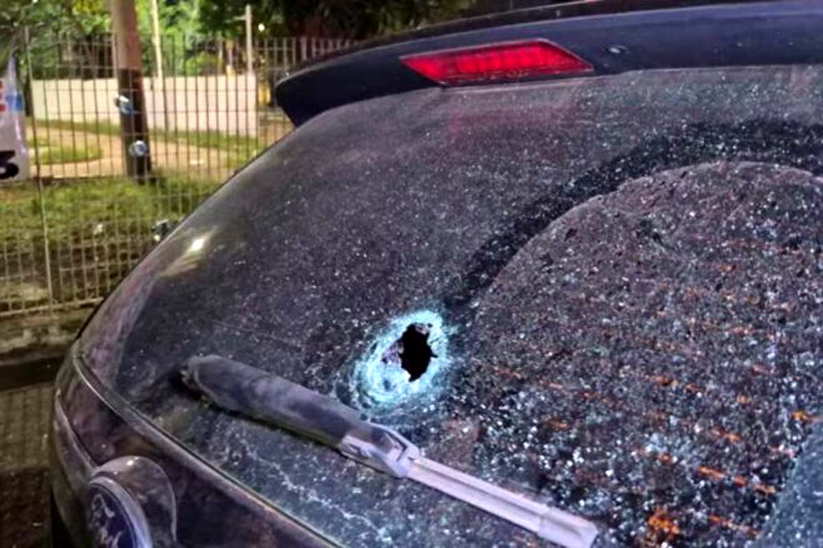 Mulher fica ferida após ataque a carros de apoiadores de Lula em Porto Velho