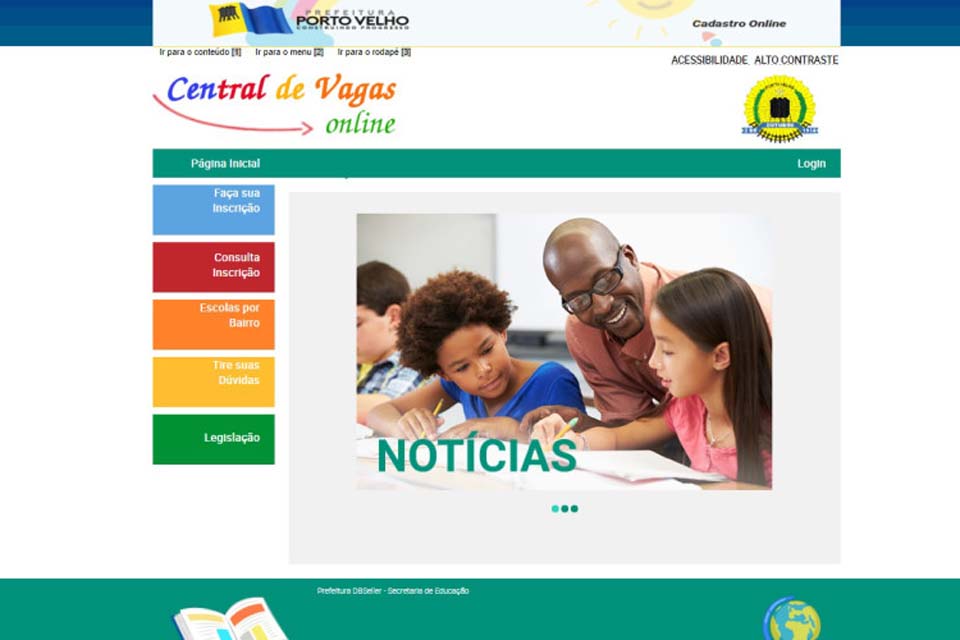 Porto Velho: Segunda fase da Chamada Escolar tem início; resultado e efetivação de matrícula ocorrerá no período de 15 a 17 de janeiro