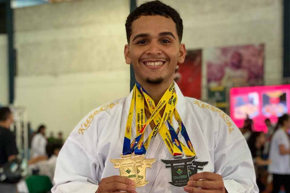 Campeão de Karatê de Rolim de Moura busca patrocínio para disputar o 32° Troféu Brasil e Open das Américas