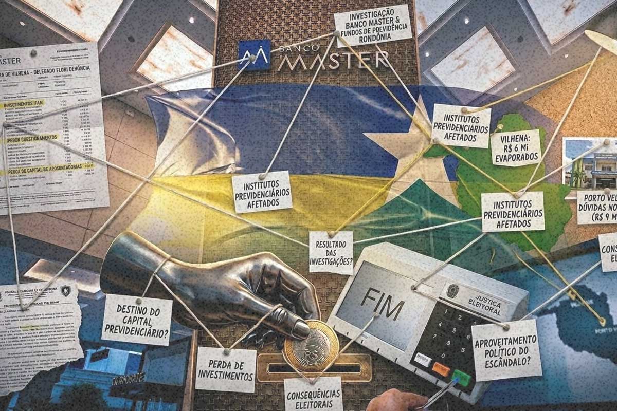O escândalo do Banco Master chega a Rondônia e alguém vai tentar lucrar politicamente com isso