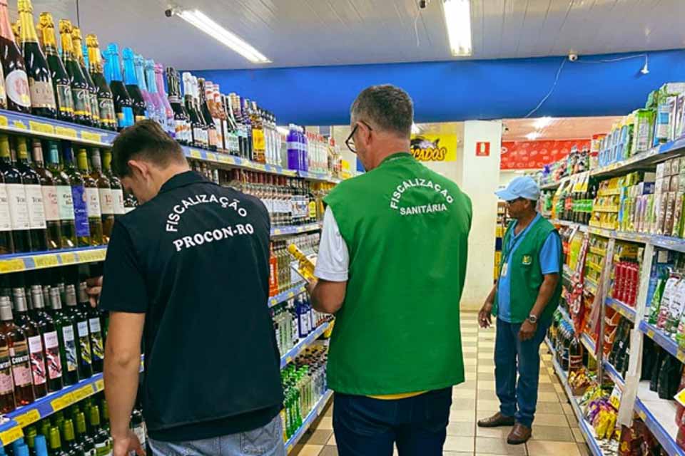 Procon e a Vigilância Sanitária realizaram uma ação conjunta de orientação e fiscalização no comércio local