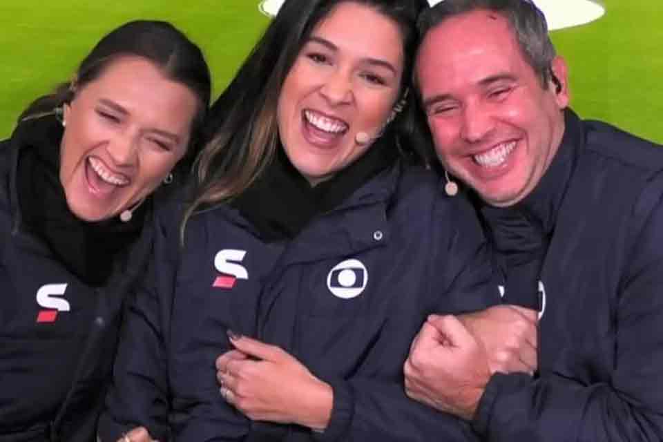 “Tem um coração novo batendo aqui dentro”: Renata Silveira anuncia gestação ao vivo durante jogo na Globo