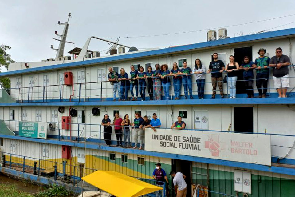 Em três missões, a Policlínica Oswaldo Cruz Fluvial realizou mais de 1.400 atendimentos