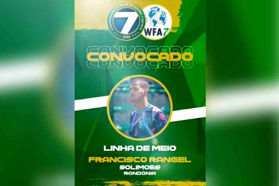 Rondoniense é confirmado na Seleção Brasileira de futebol 7