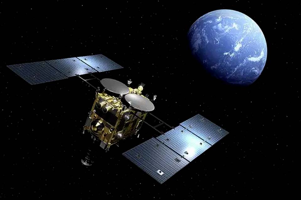 Sonda japonesa Hayabusa2 parte de asteroide em direção à Terra