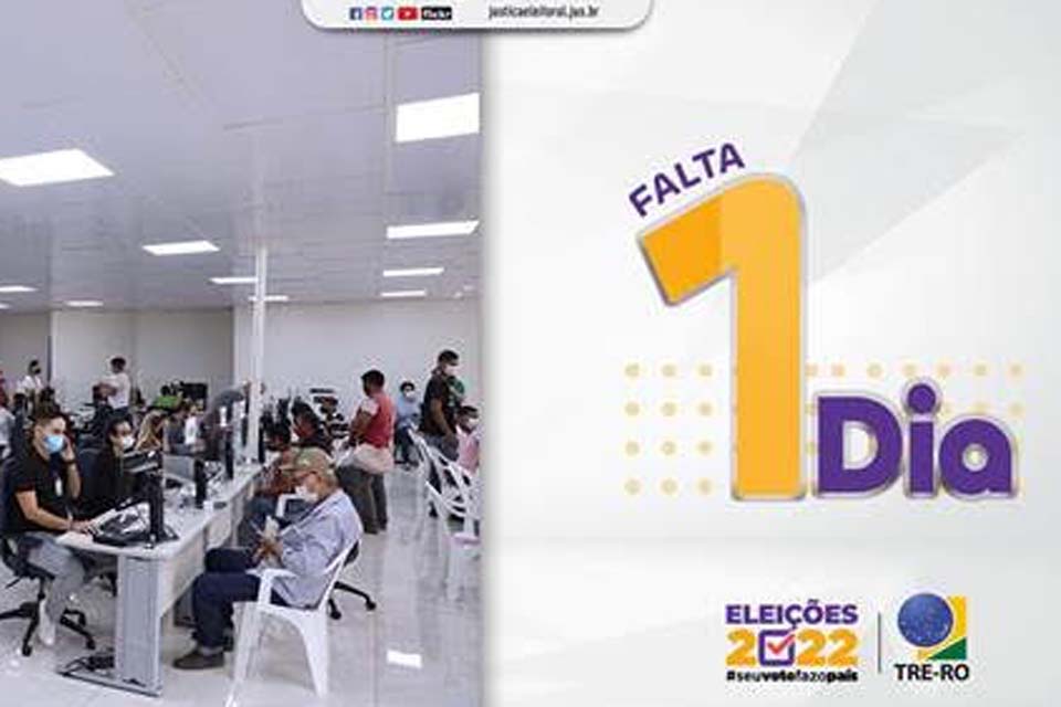 Falta um dia para o fechamento do cadastro eleitoral; 4 de maio é a data-limite para fazer seu alistamento, revisão ou transferência de domicílio