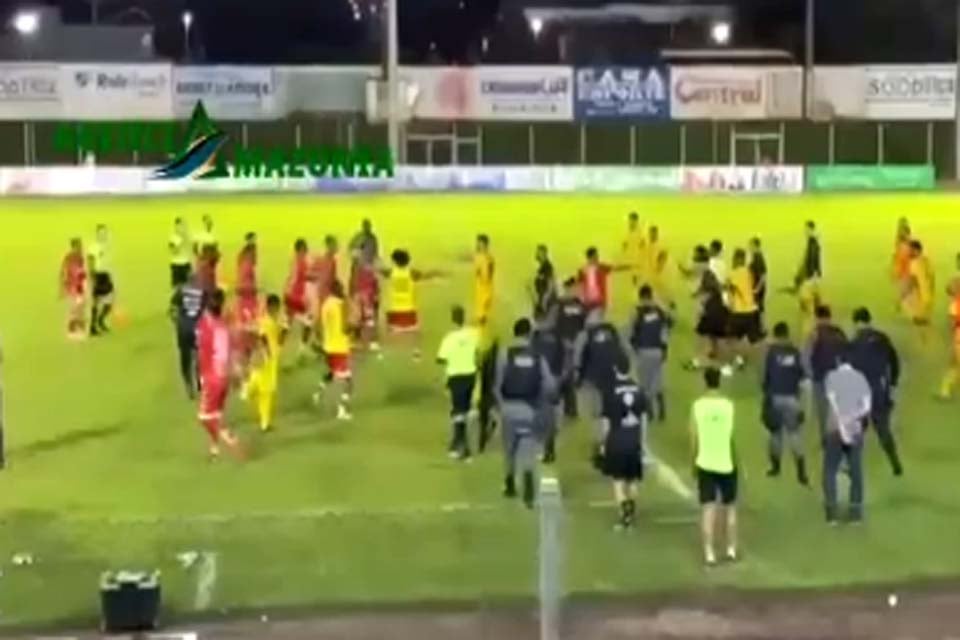Confusão marca jogo entre Gazin Porto Velho e Rolim de Moura no Cassolão