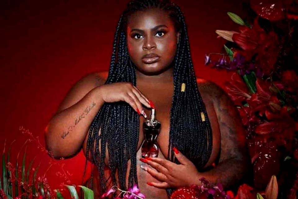 Jojo Todynho posa nua para campanha de perfume de Jean Paul Gaultier