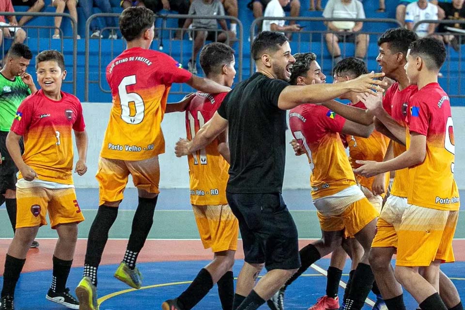 Escola de Porto Velho é destaque no futsal infantil nos Jogos Escolares