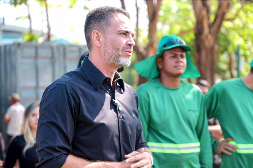 Prefeitura de Porto Velho reforça equipes para obras em praças e espaços públicos