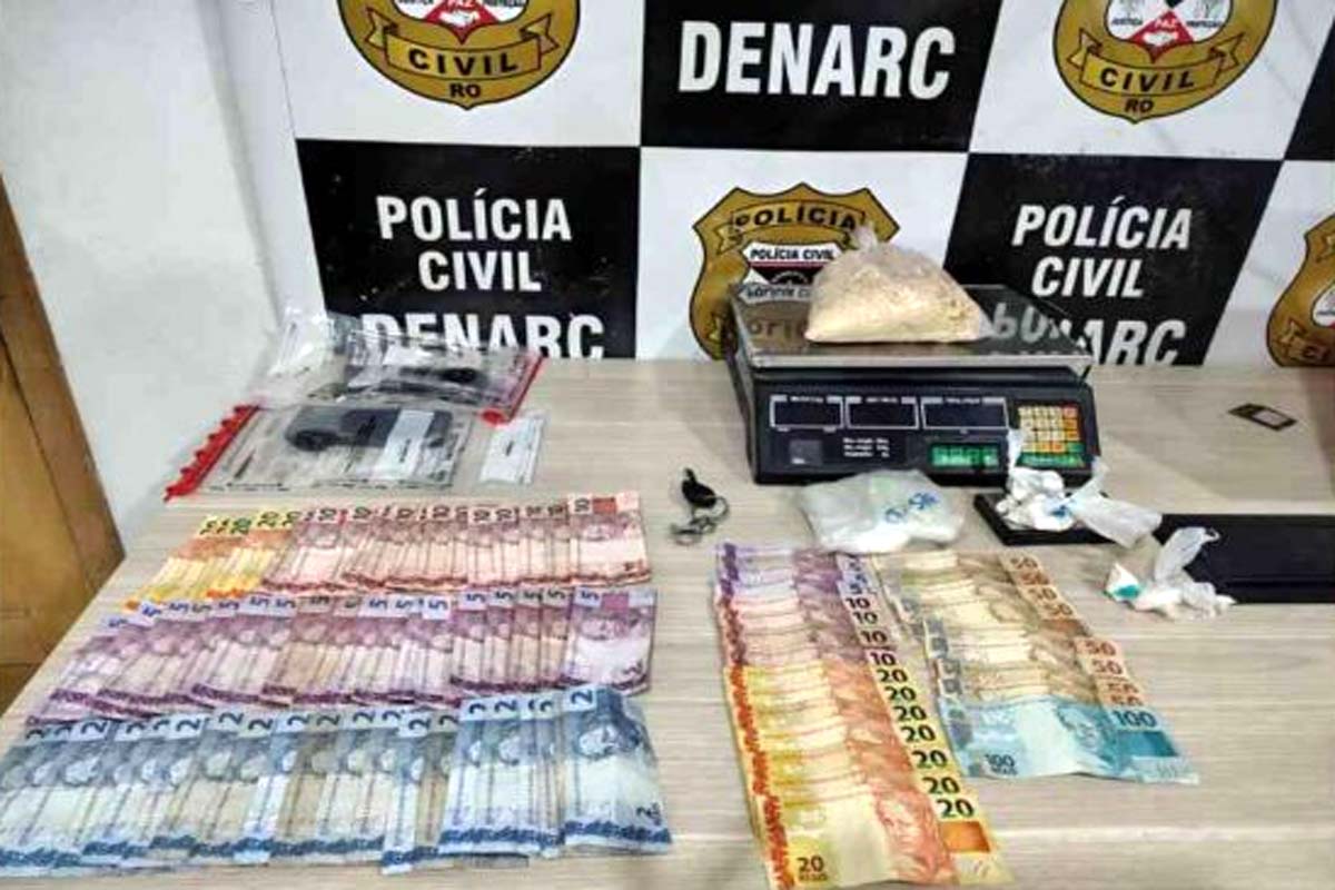 DENARC prende homem e apreende drogas na zona sul de Porto Velho