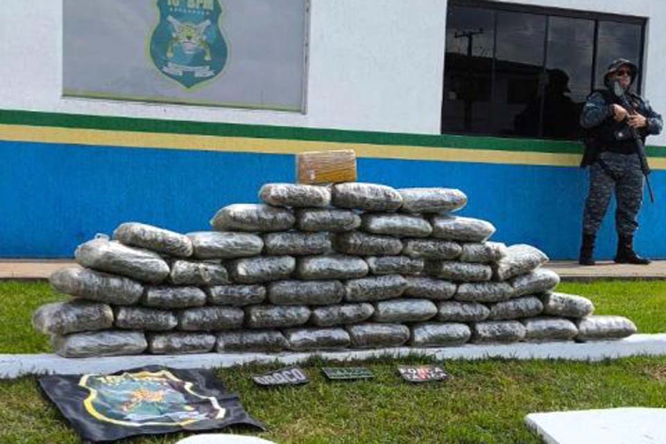 Suspeitos são presos e quase 50 kg de drogas apreendidos em Nova Brasilândia