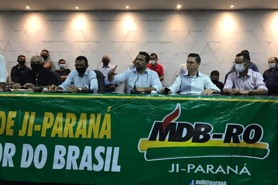 Jônatas França é reconduzido à presidência do MDB de Ji-Paraná 