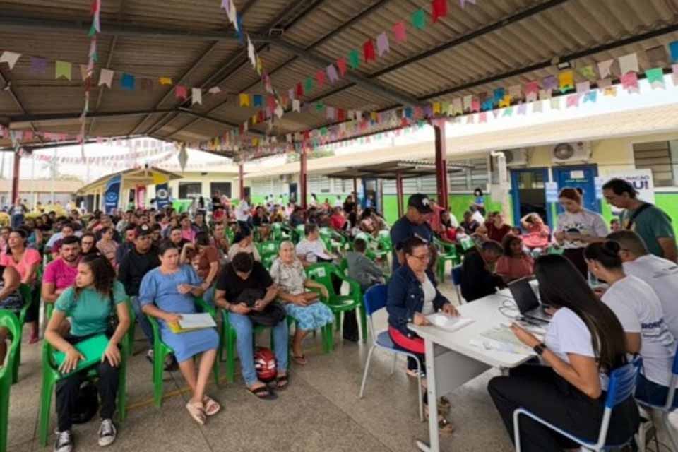 Rondônia Cidadã realiza mais de 2 mil atendimentos em Ji-Paraná e prepara edição especial noturna em Pimenta Bueno