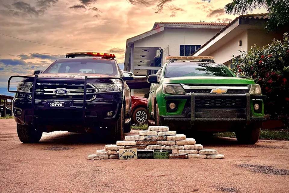 Foragido com tornozeleira rompida é capturado com 29 kg de maconha em ação integrada