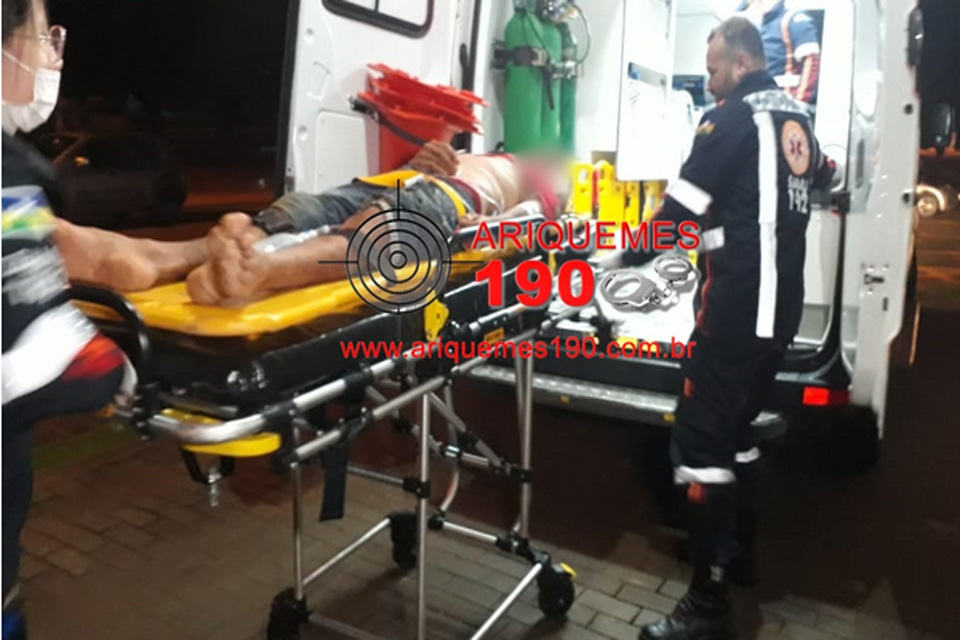 Homem é esfaqueado e agredido a pauladas em Ariquemes