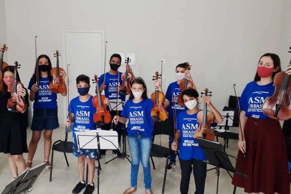 Projeto Ação Social Pela Música em Ji-Paraná abre inscrições para novos alunos