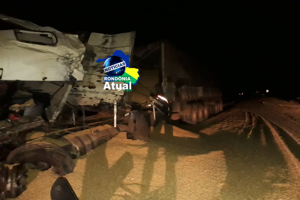 Carreteiro morre em colisão frontal na Br-364, entre Jaru e Ariquenes