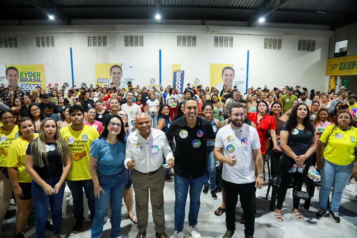 Campanha de Eyder Brasil cresce em Porto Velho e arrasta multidões de apoiadores