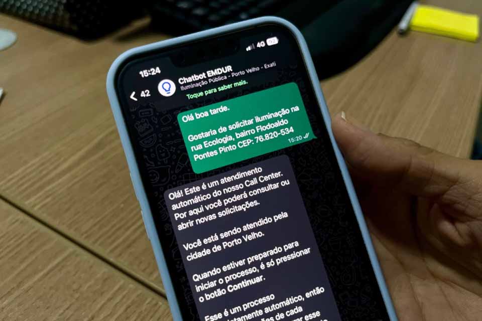 Prefeitura de Porto Velho reforça canais de atendimento da Emdur para agilizar solicitações de iluminação pública