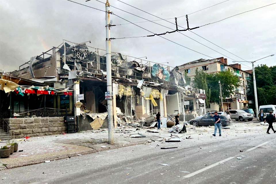 Pelo menos dois mortos em um ataque contra restaurante em Kramatorsk