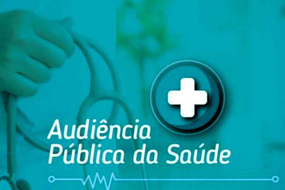 Secretaria de saúde realiza audiência pública para prestação de contas do 2º Quadrimestre 2021 na próxima quarta-feira, 29