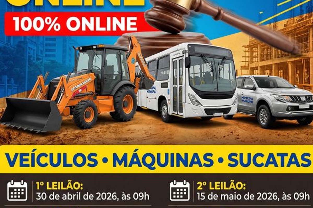 Prefeitura realiza leilão público de bens insersíveis e veículos 