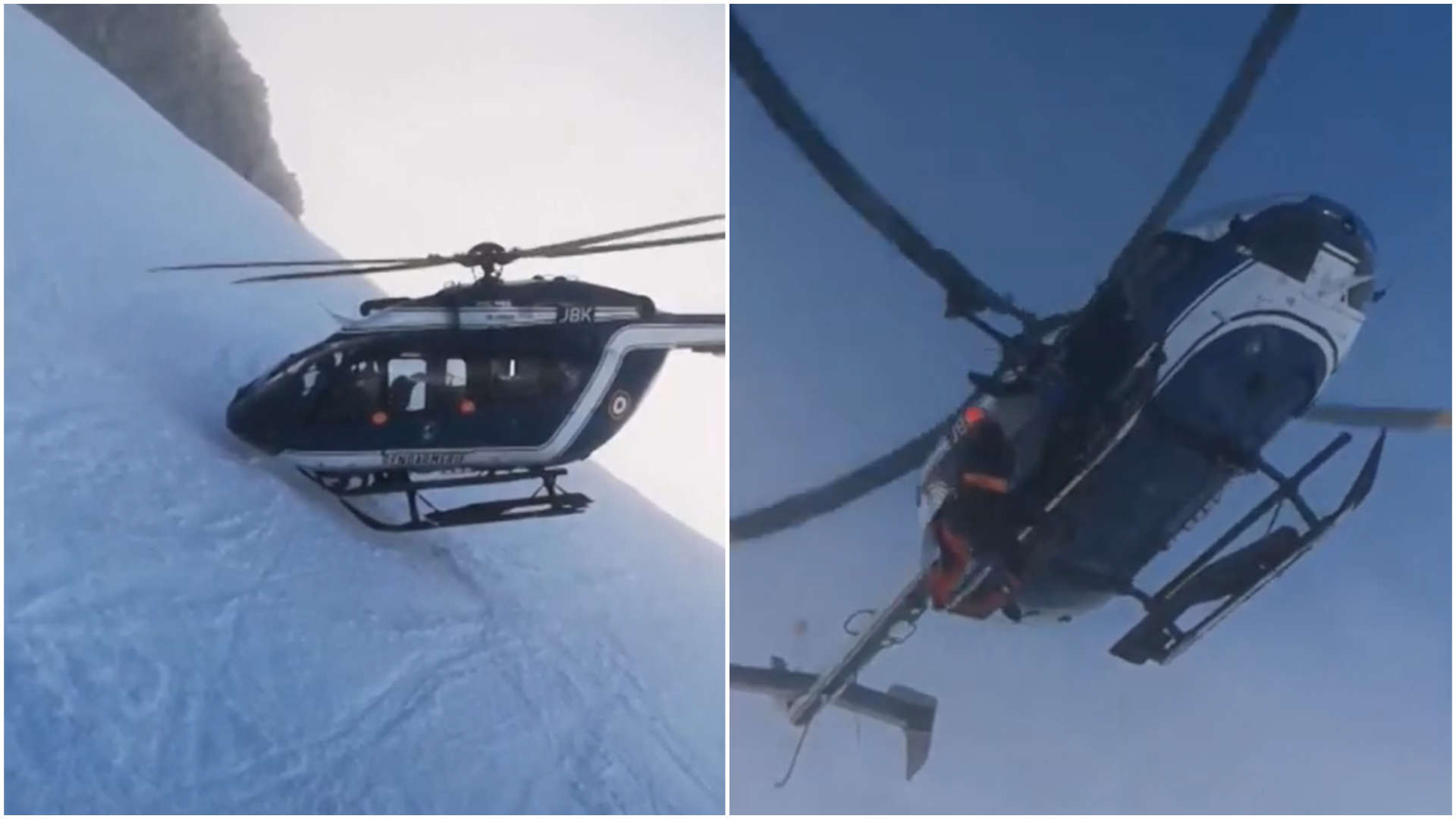 Piloto de helicóptero protagoniza resgate dramático nos Alpes