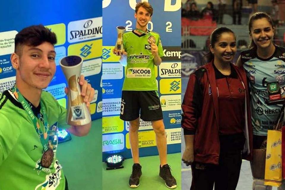 Atletas revelados pela Associação Vilhenense de Vôlei brilham em competições em Brasília e Santa Catarina   