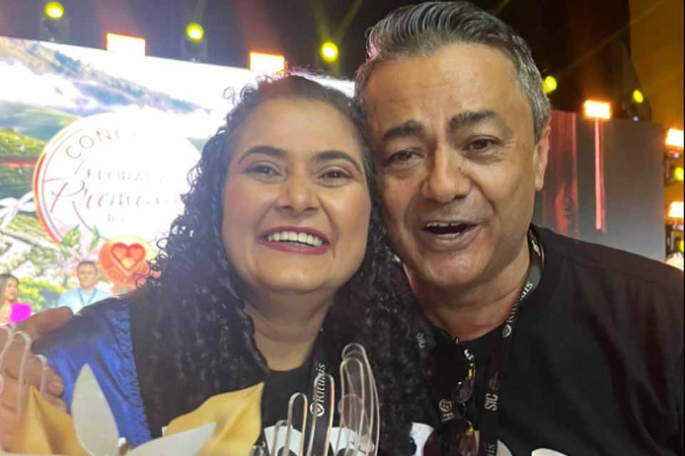 Espigão do Oeste comemora com a produtora Fabiana Souza Leal que 2º lugar entre os melhores cafés do Brasil 