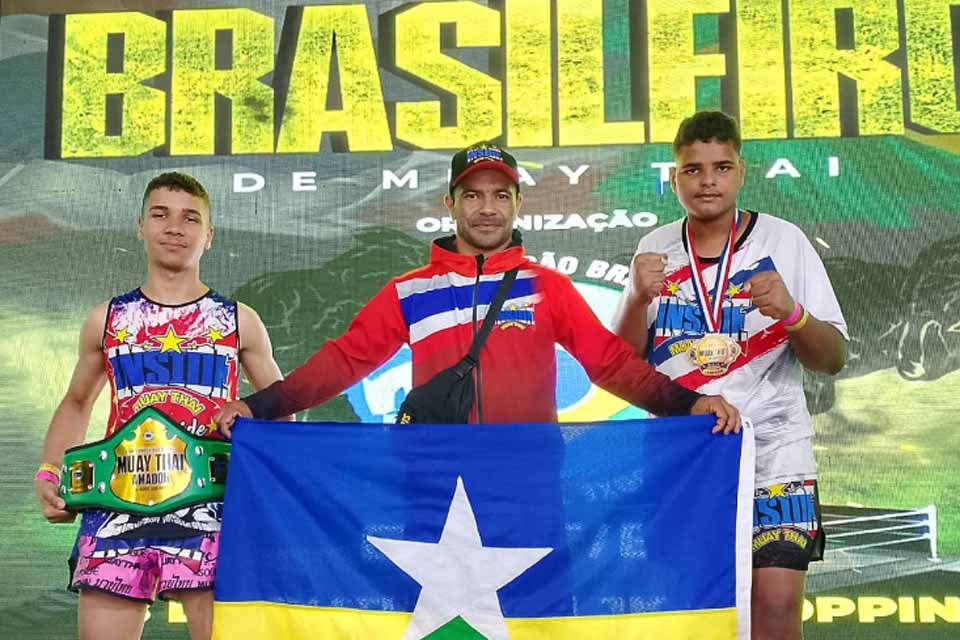 Atletas da Equipe Inside Muay-Thai de Jaru conquistam títulos no Campeonato Brasileiro