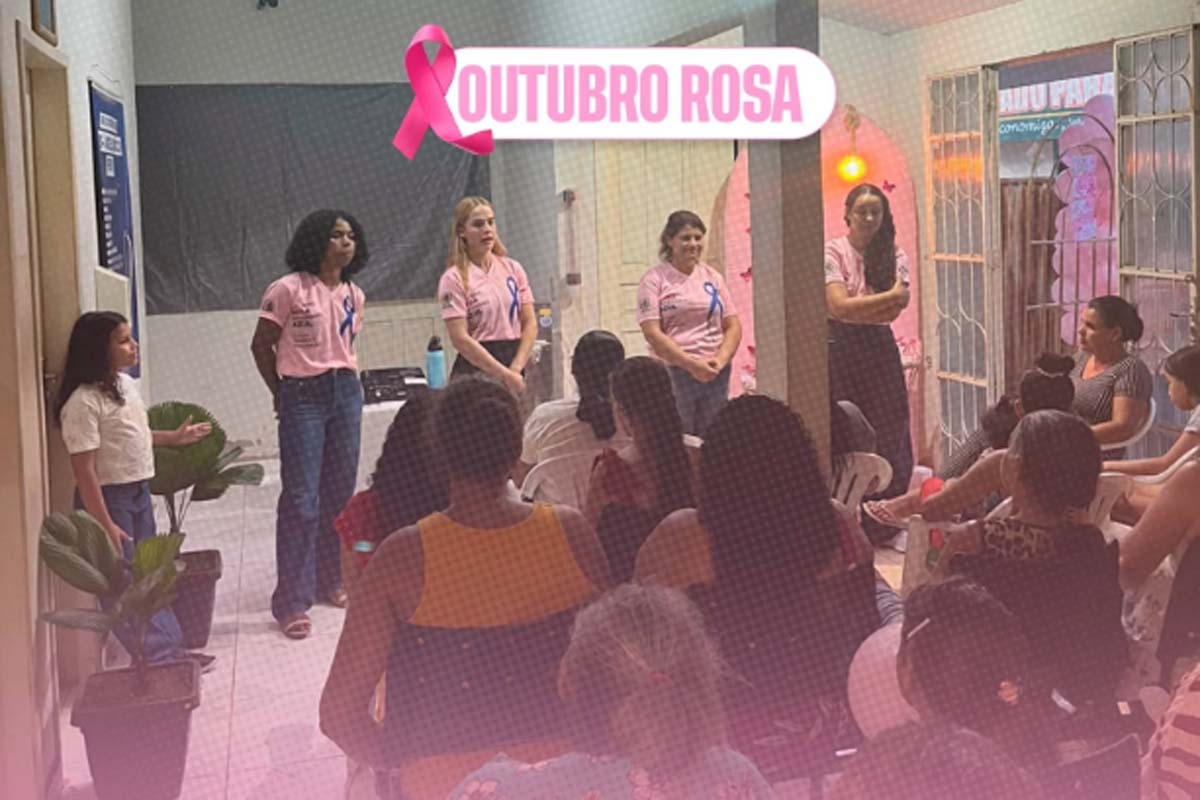 UBS Angêlo Moacir Perini realiza ação do Outubro Rosa voltada à saúde da mulher.