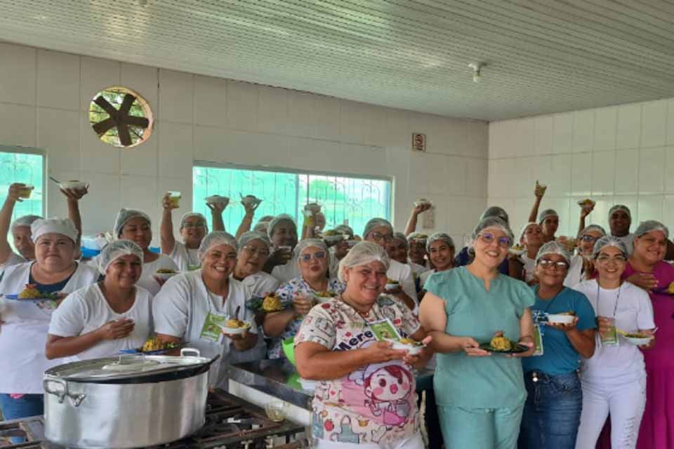 Semed promove curso de Boas Práticas e Dietas Especiais para profissionais da alimentação escolar