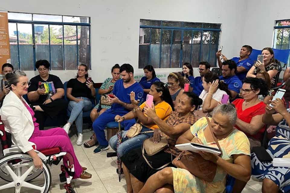 Unidade Básica de Saúde BNH realiza ação especial da Campanha Março Lilás