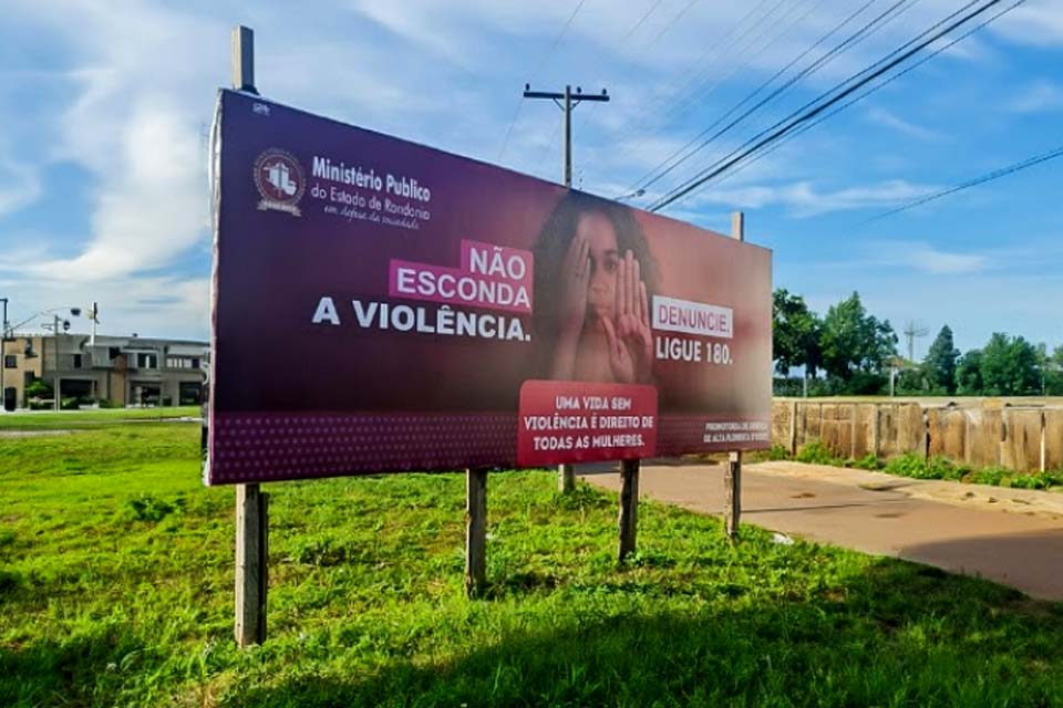 Campanha do MPRO em Alta Floresta do Oeste alerta para o combate à violência contra a mulher