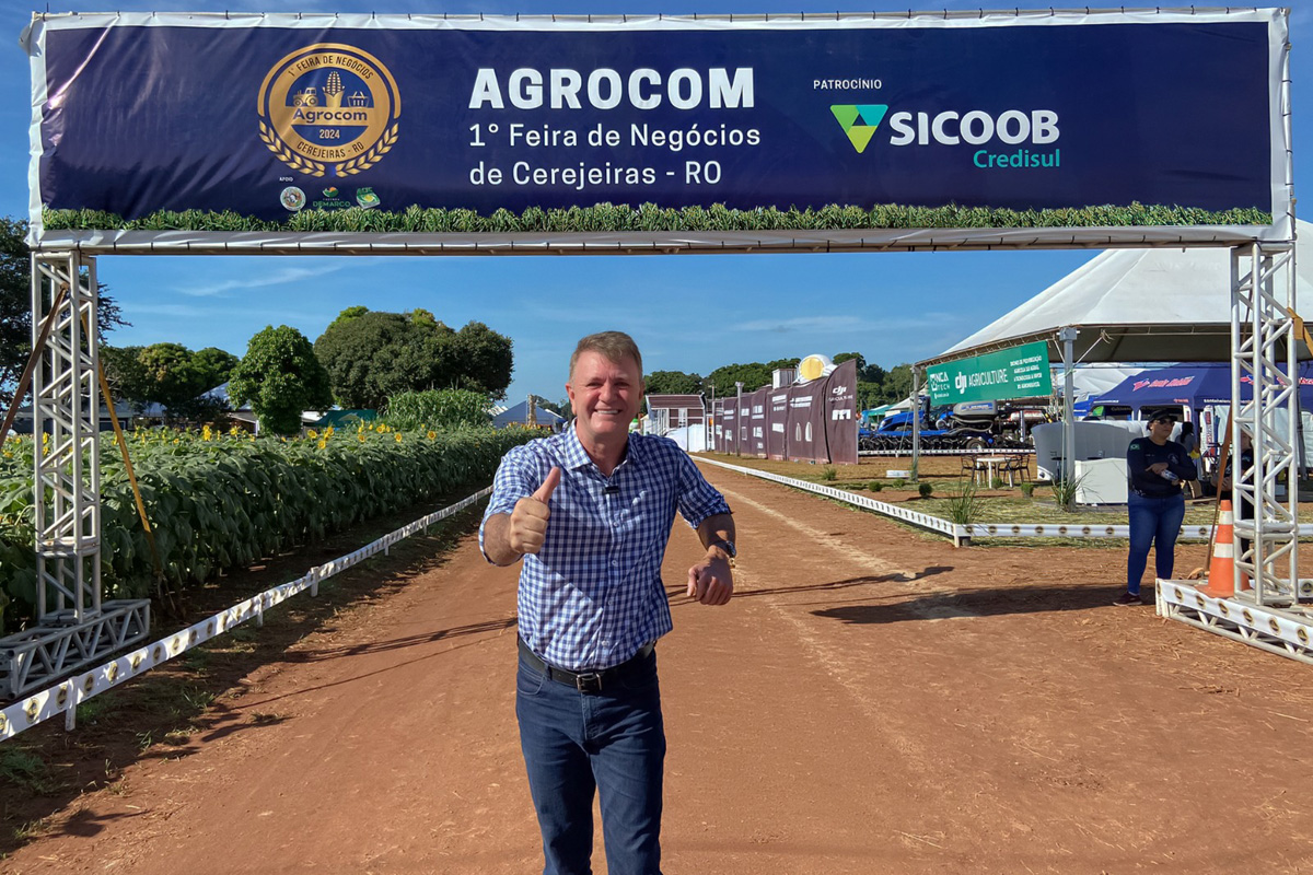 Luizinho Goebel destaca papel da AGROCOM no fortalecimento do agronegócio em Rondônia
